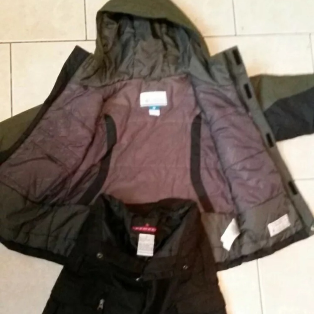 EUC COLUMBIA snow jacket KEMPER board pants boys 8